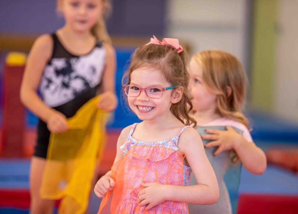 PreK Dance class at The Little Gym