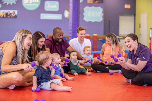 parent-child class at the little gym